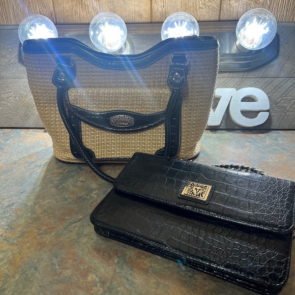 Anne Klein Handbags - 2 purses. Vintage Anne Klein and Strada purses